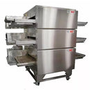 45'' XLT Triple Deck Natural Gas Pizza Conveyor Oven XLT4455-1B-3